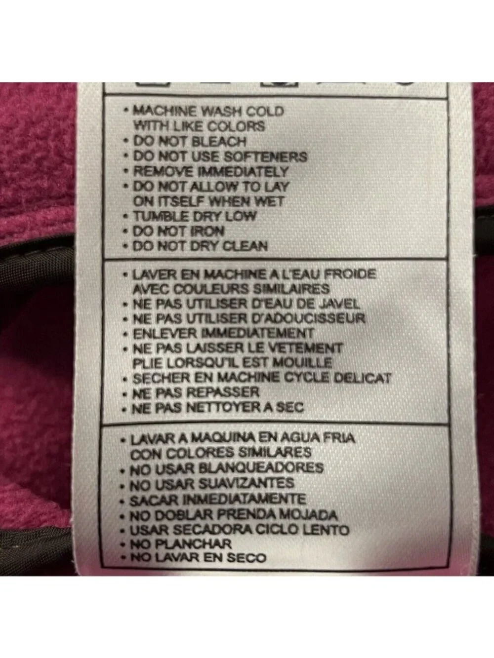 Womens XL Nike Brown Softshell Jacket With Pink Accents Full Zip Fleece-Lined